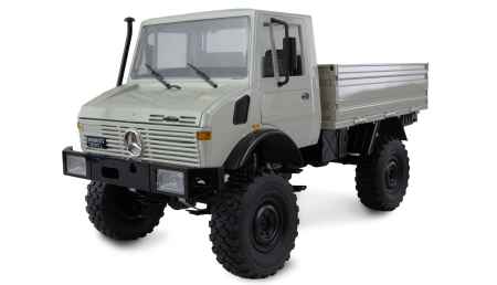 Amewi 22631 Mercedes-Benz Unimog Basic 4WD 1:12 RTR hellgrau RC Crawler