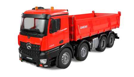 ed Amewi Arocs RC truck as tipper model vehicle