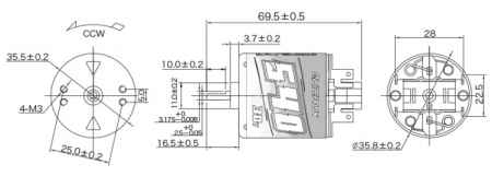 Motor QuicRun Brushed 540 30T